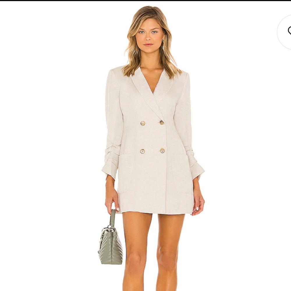 ASTR the label Linen Blazer Dress